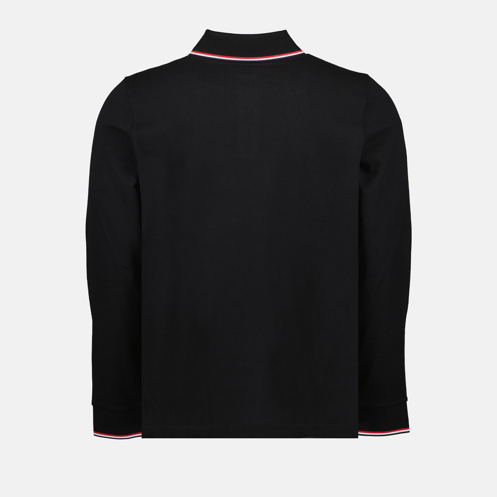 Polo shirts Long-sleeved polo shirt Moncler Black Man