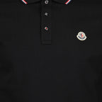 Polo shirts Long-sleeved polo shirt Moncler Black Man