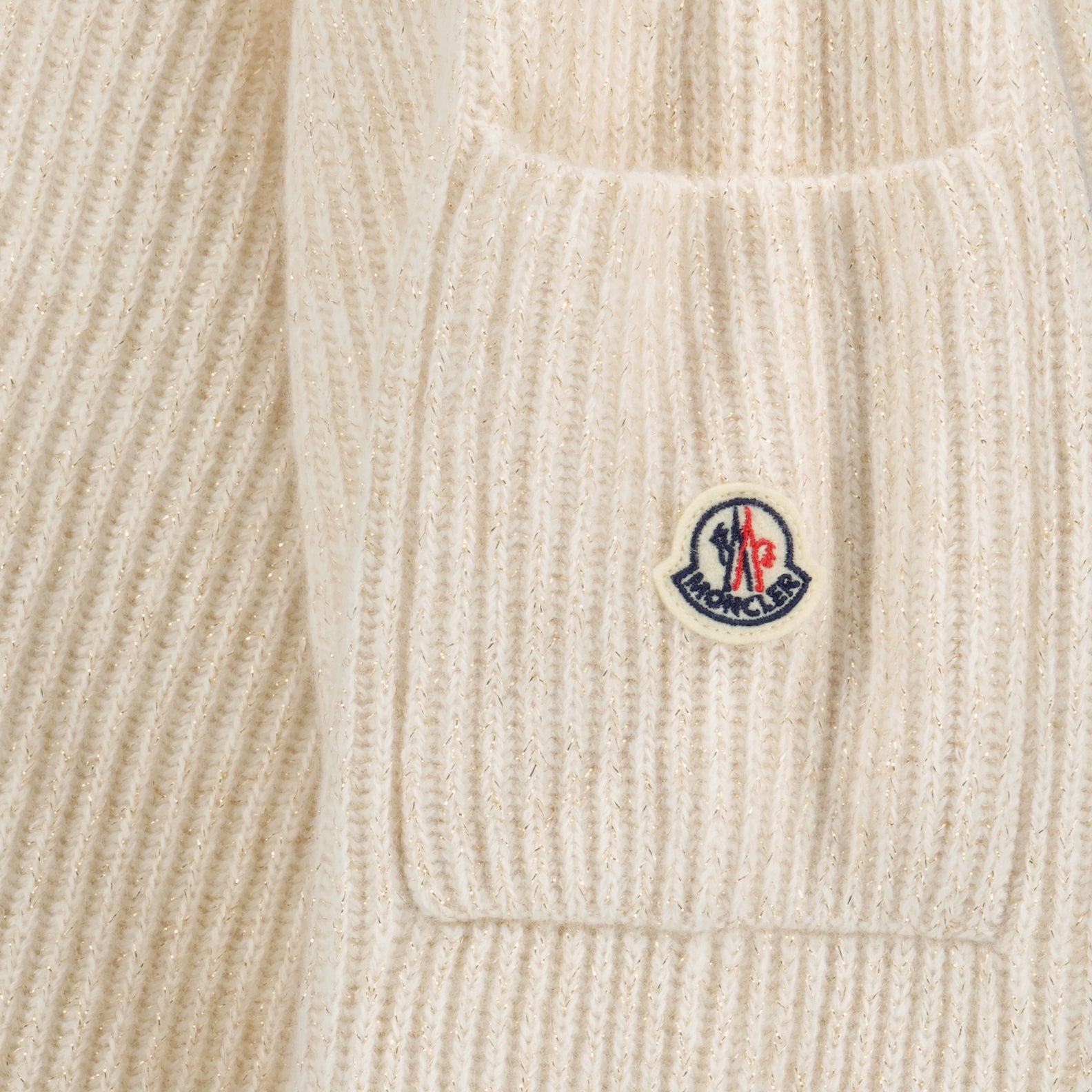 Malhas Pull côtelé Moncler Bege Femme