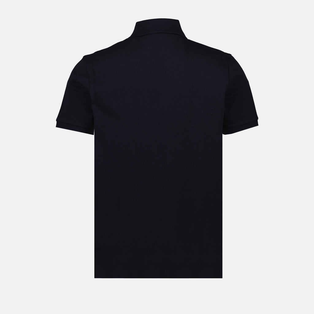 Polos Polo à logo en cuir Moncler Azul Homme