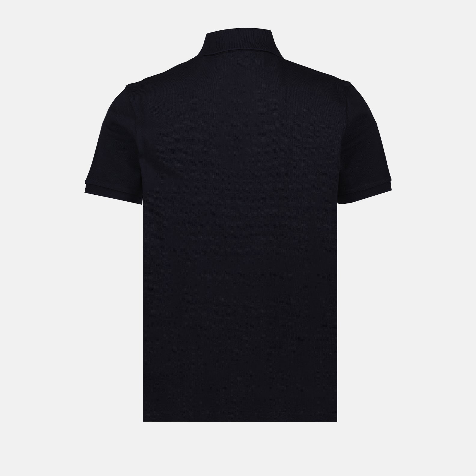Polo shirts Leather logo polo shirt Moncler Blue Man