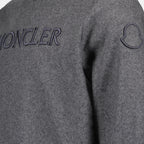 Sweatshirts Logo sweatshirt Moncler Gray Man