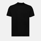 Polo shirts Leather logo polo shirt Moncler Black Man