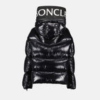 Manteaux Doudoune Huppe Moncler Noir Femme