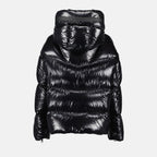 Manteaux Doudoune Huppe Moncler Noir Femme