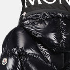 Manteaux Doudoune Huppe Moncler Noir Femme