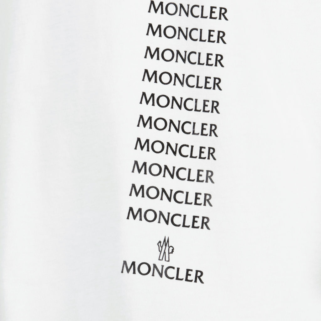 T-shirts T-shirt à logo Moncler Blanc Homme