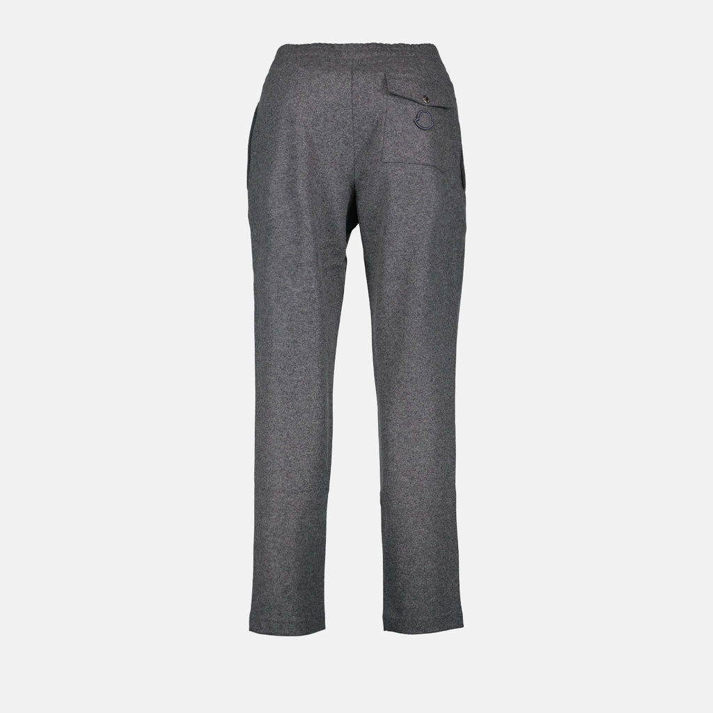 Pants Wool jogging pants Moncler Gray Man