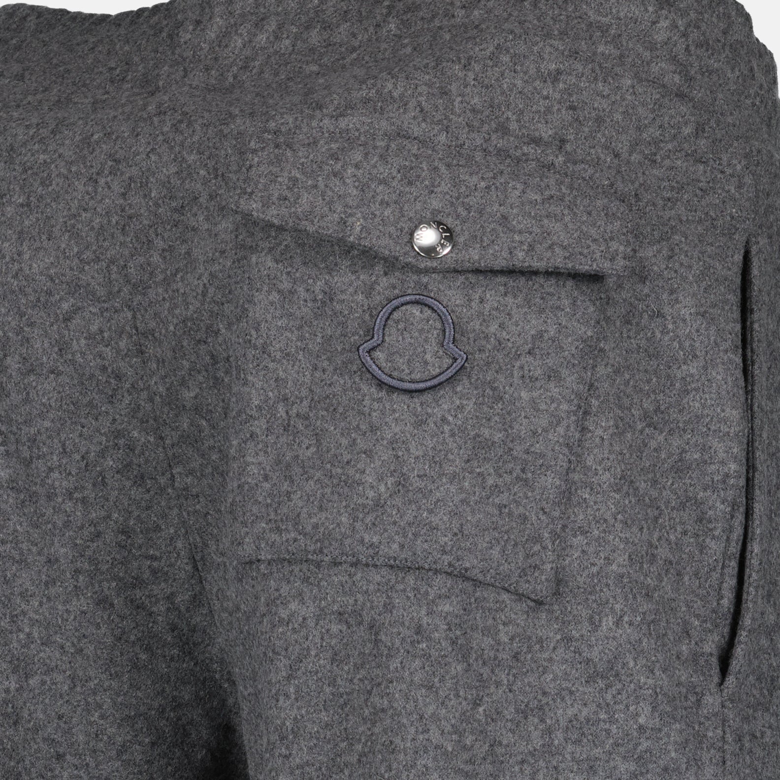 Pants Wool jogging pants Moncler Gray Man