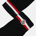 Scarves and gloves Logo gloves Moncler Black Man
