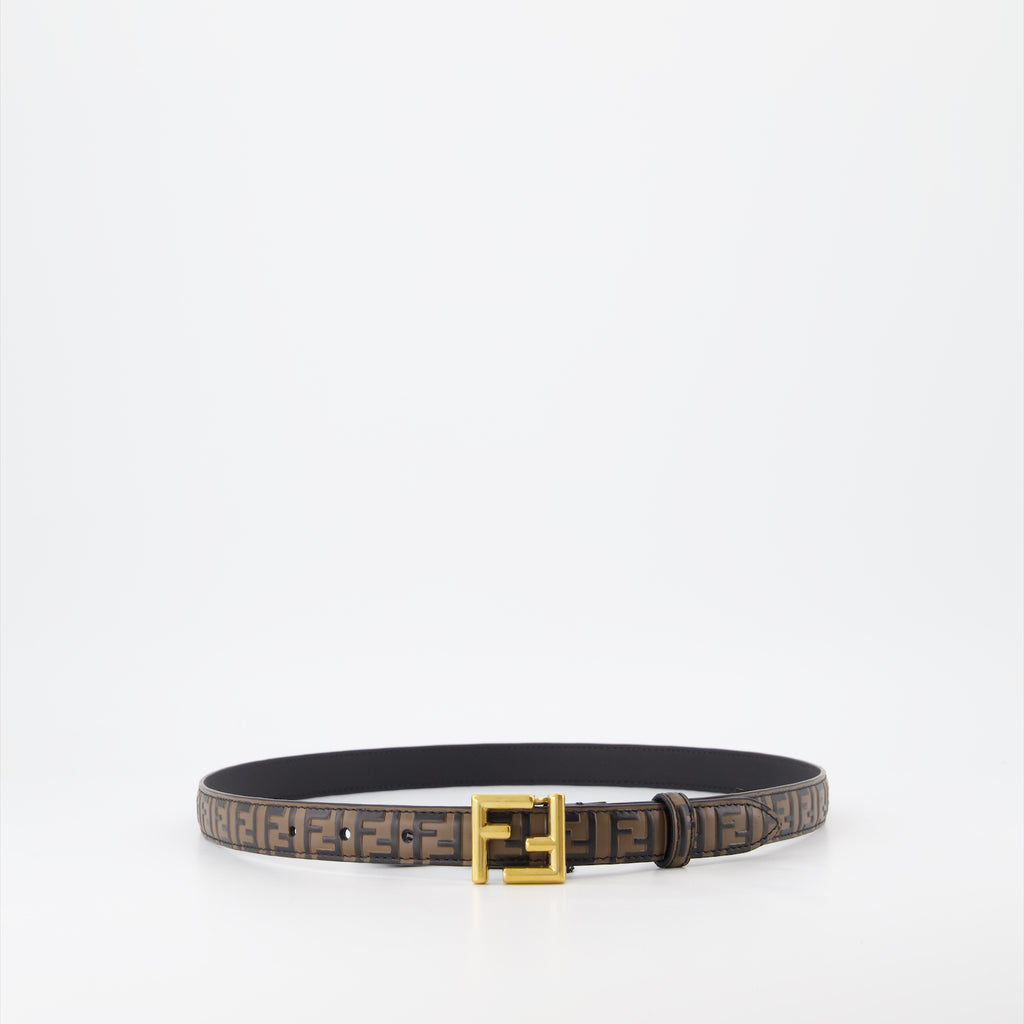 Ceintures Ceinture FF Fendi Marron Femme