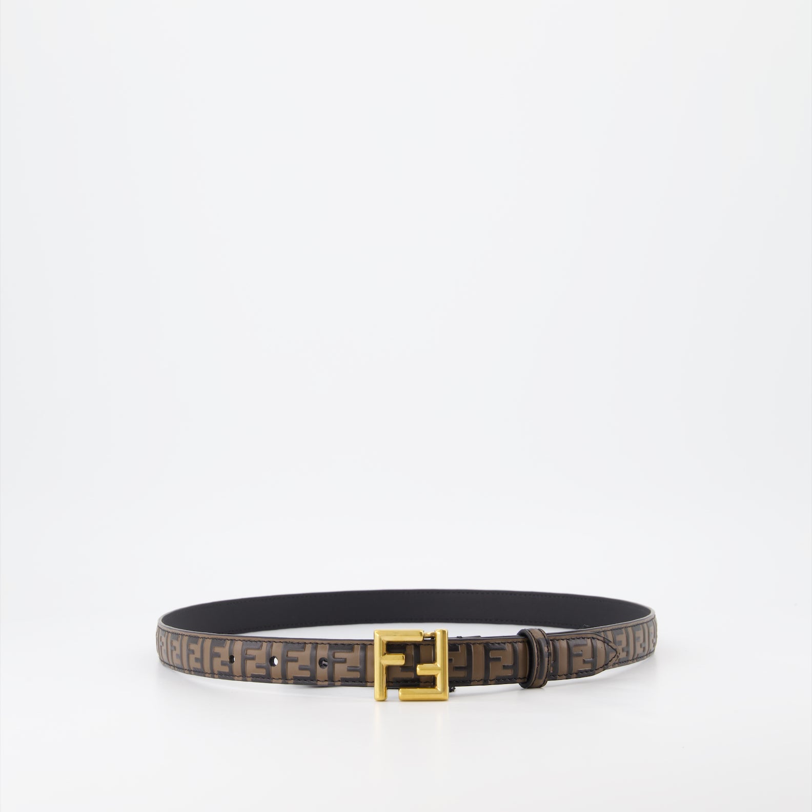 Ceintures Ceinture FF Fendi Marron Femme