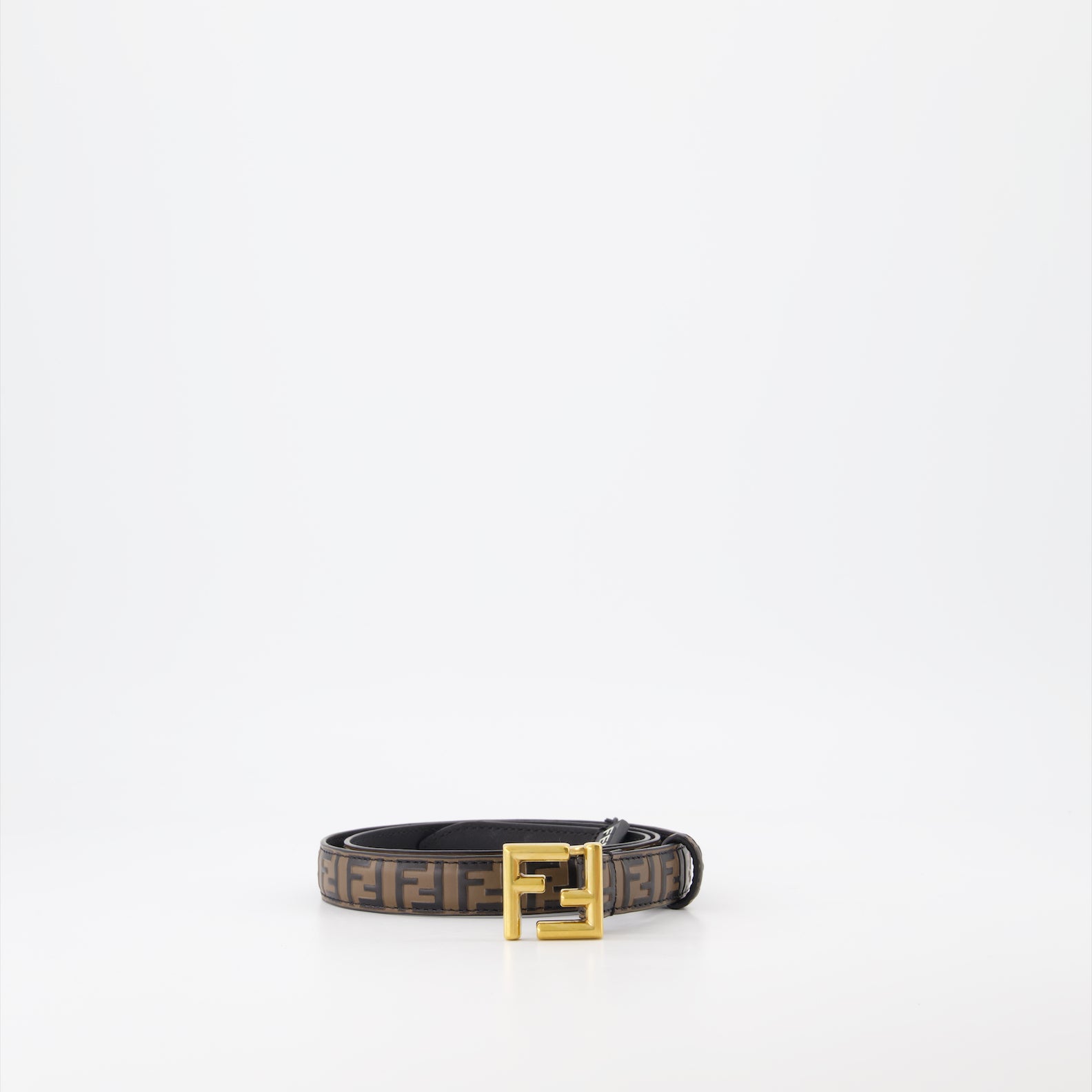 Ceintures Ceinture FF Fendi Marron Femme