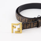 Ceintures Ceinture FF Fendi Marron Femme