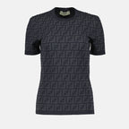 T-shirts FF t-shirt Fendi Gray Women
