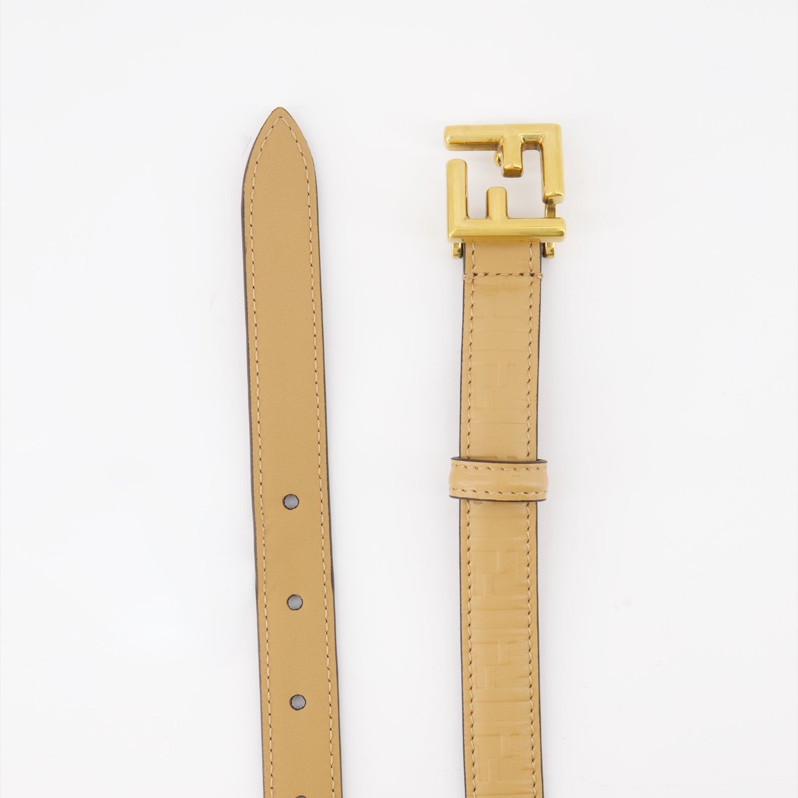 Belts FF belt Fendi Beige Women