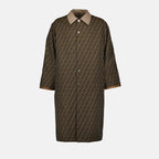 Casacos Parka Reversível Fendi Bege Homme