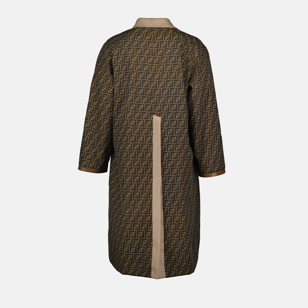 Casacos Parka Reversível Fendi Bege Homme