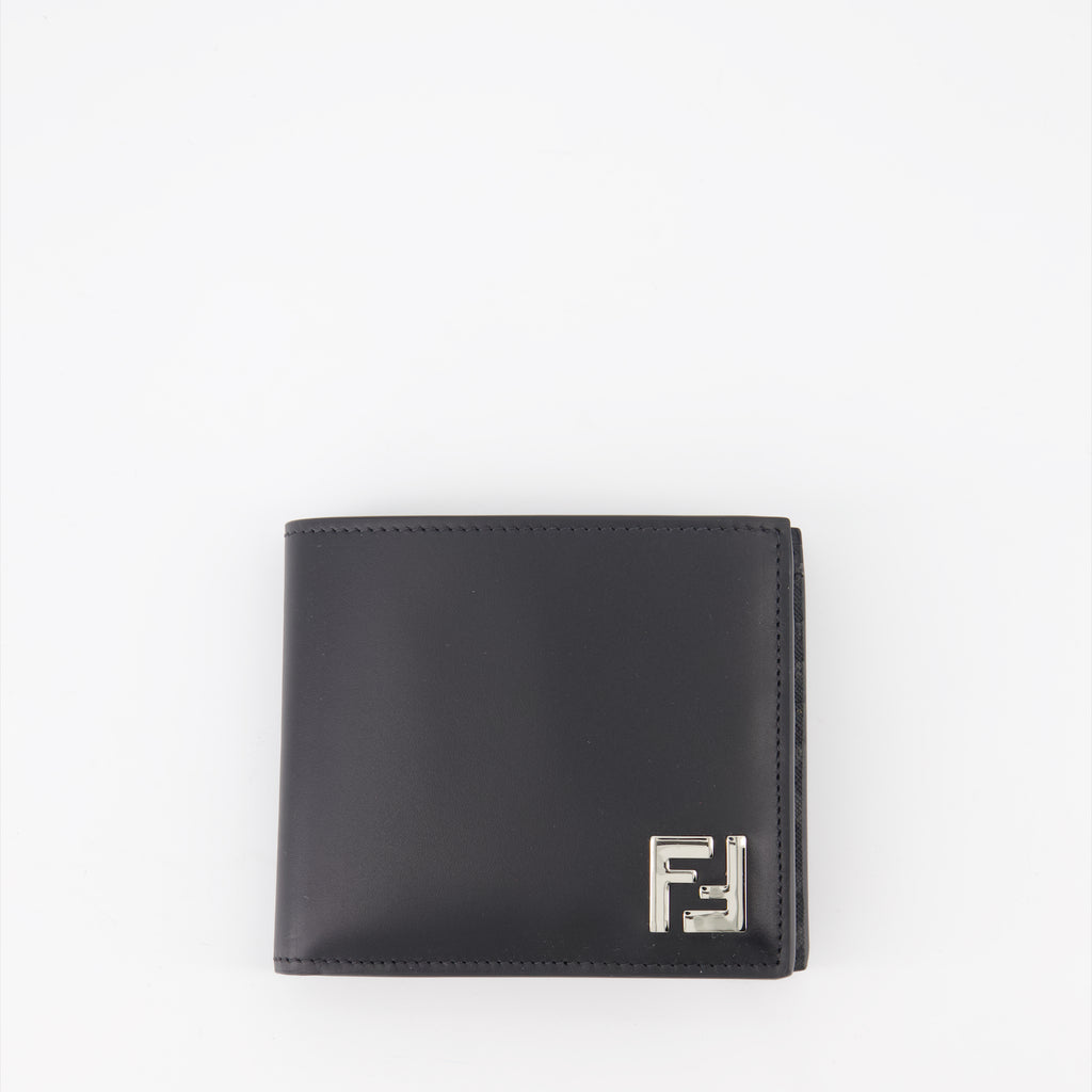 Small leather goods FF Squared Wallet Fendi Black Man