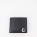 Small leather goods FF Squared Wallet Fendi Black Man