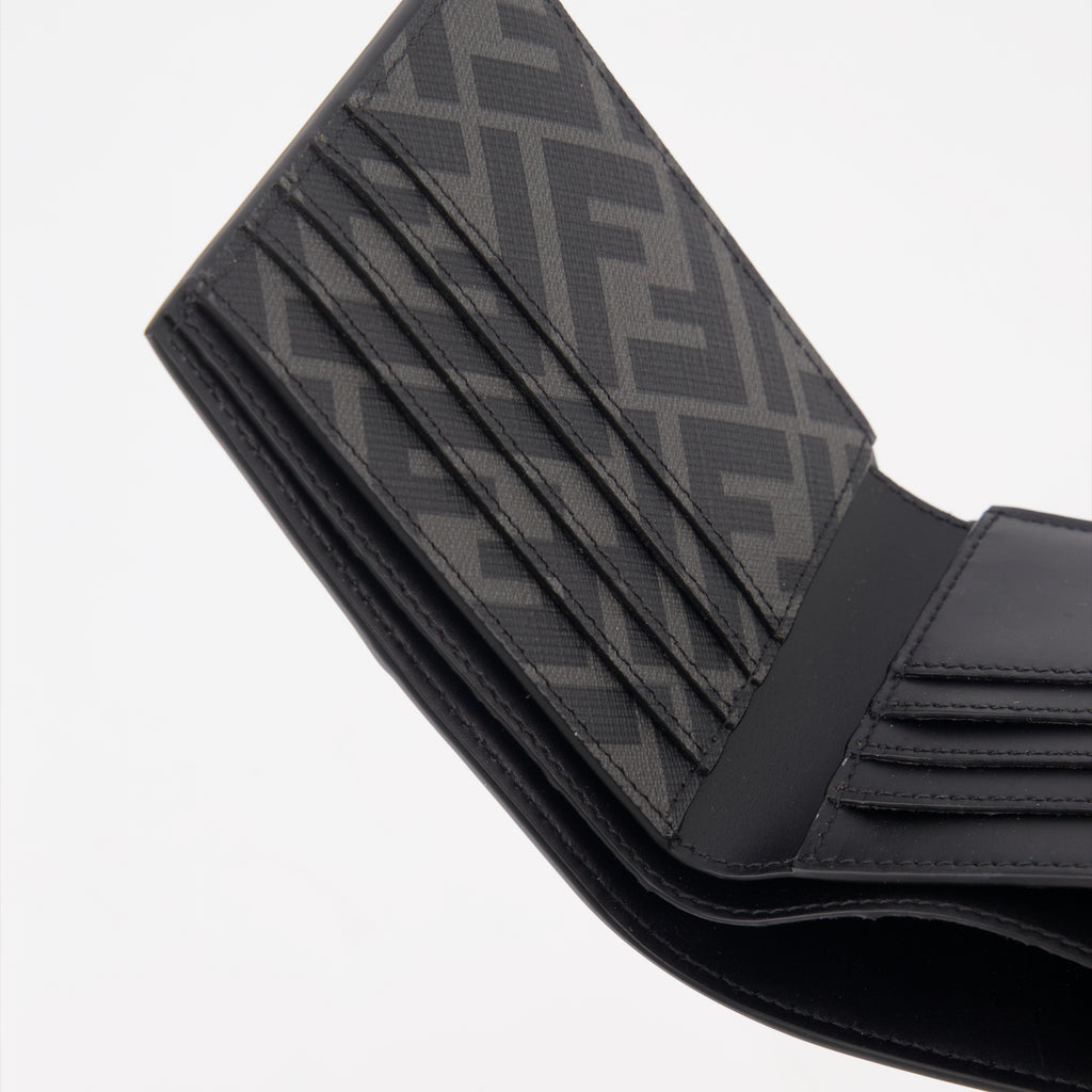 Small leather goods FF Squared Wallet Fendi Black Man
