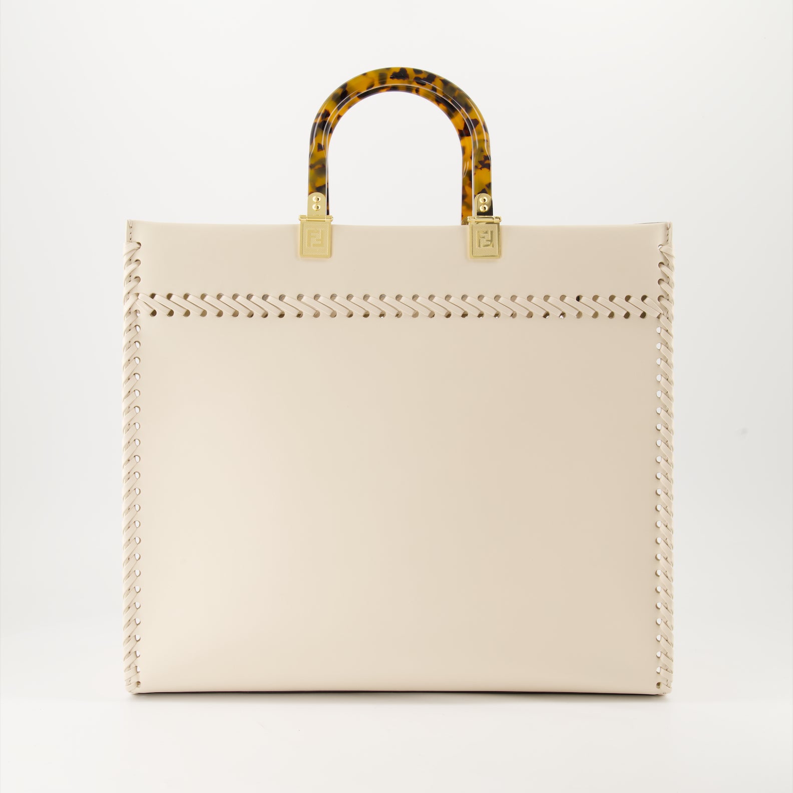 Borse tote Sac cabas Sunshine Fendi Bianco Femme