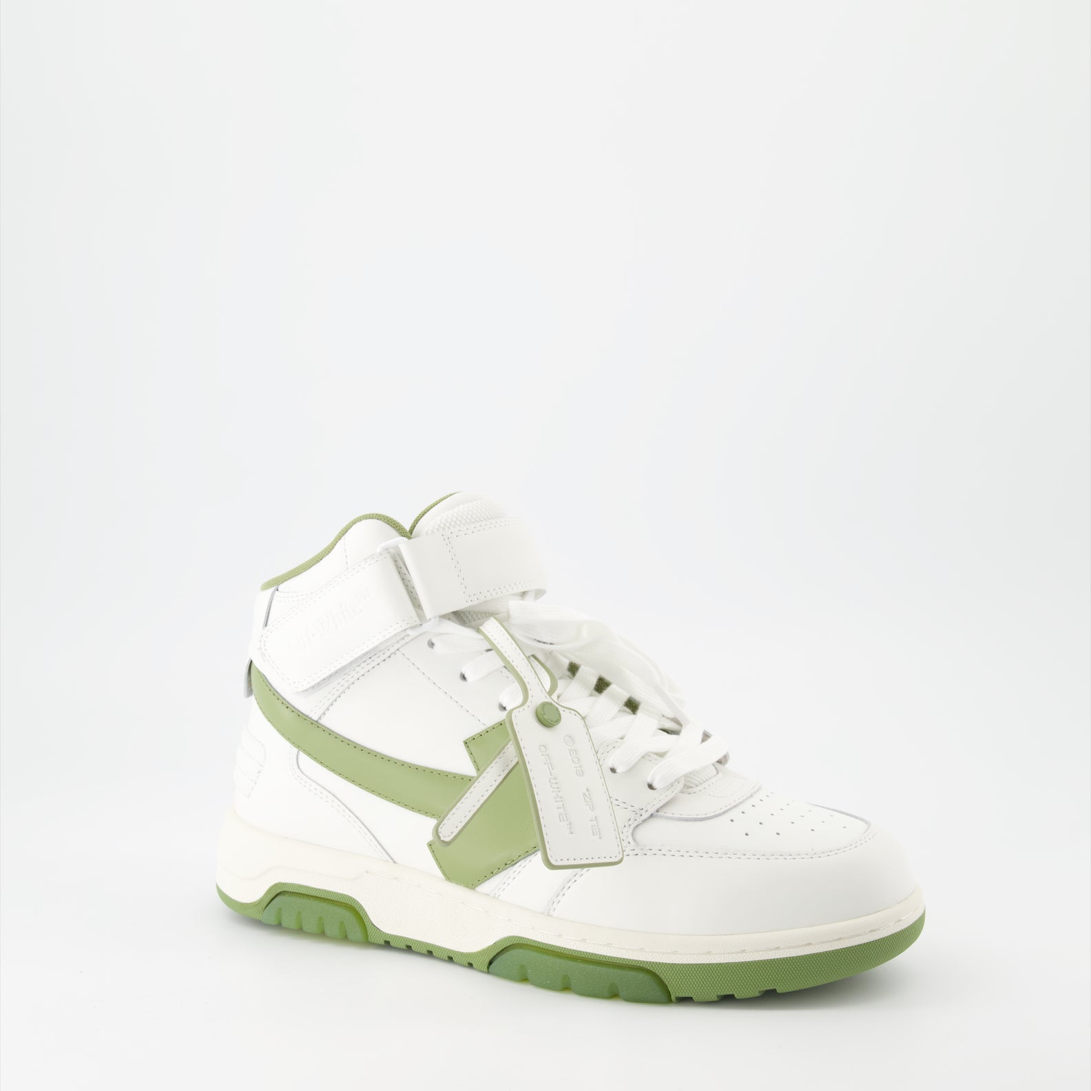 Sneakers Baskets Out Of Office montantes Off-White Verde Homme