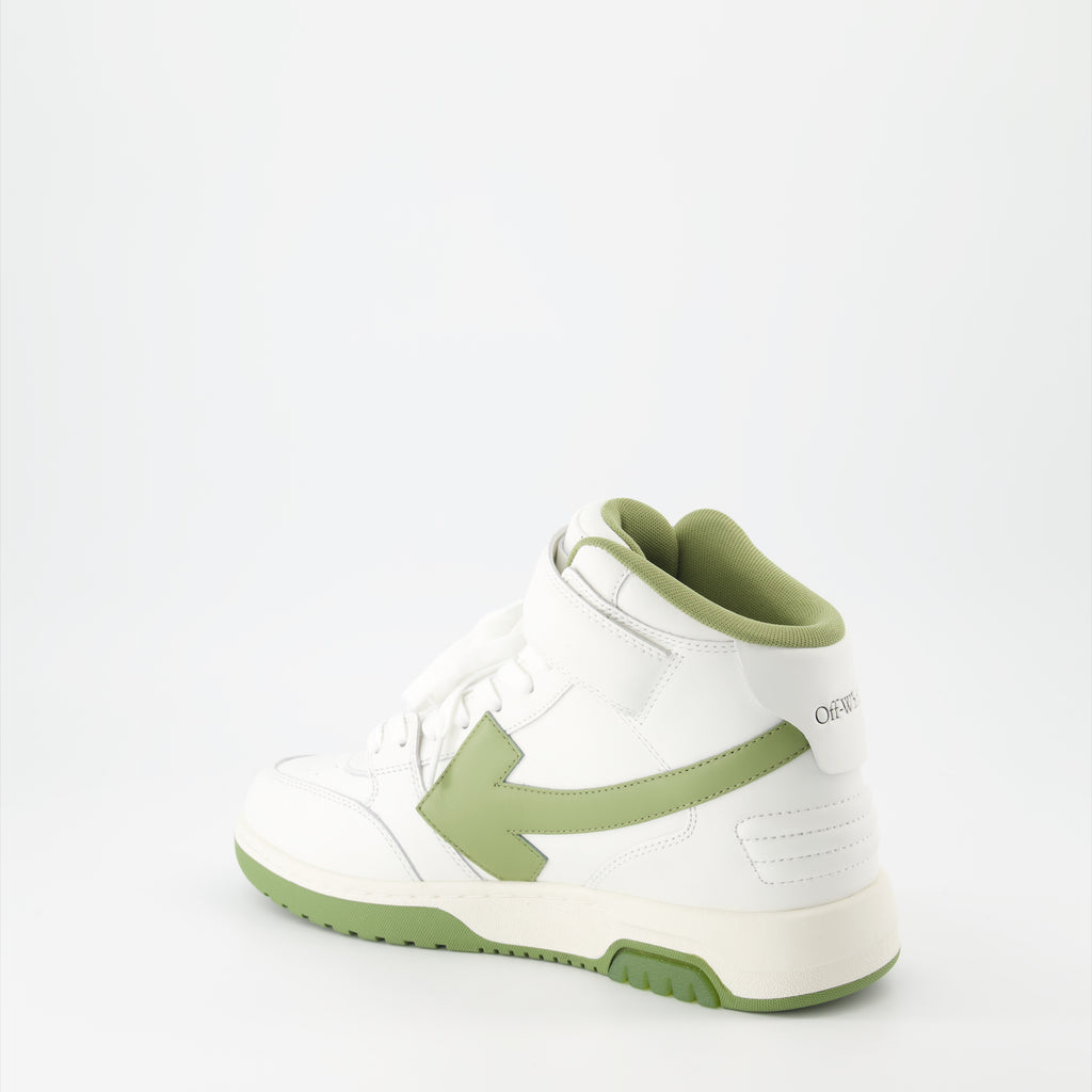 Sneakers Baskets Out Of Office montantes Off-White Verde Homme