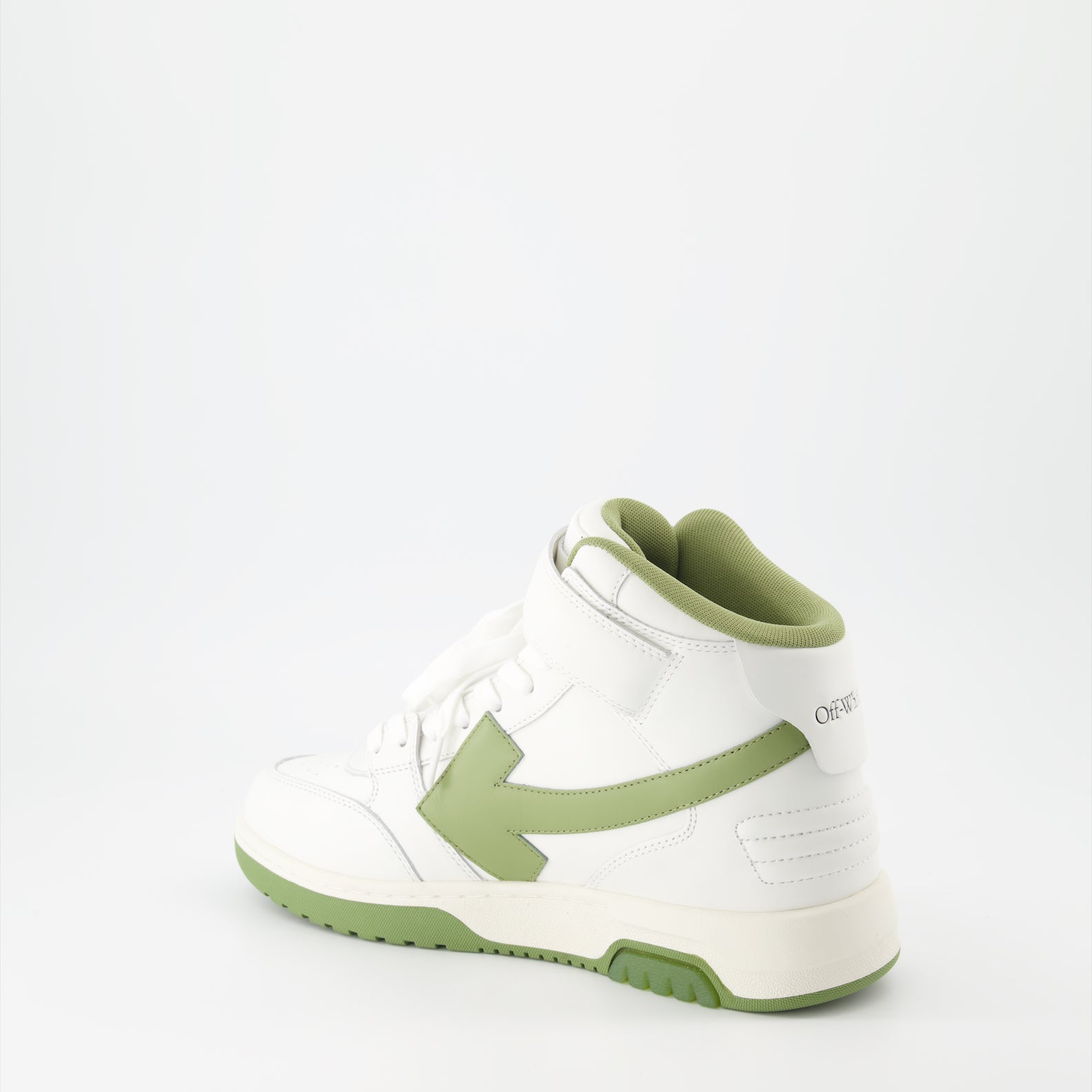 Sneakers Baskets Out Of Office montantes Off-White Verde Homme