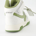 Sneakers Baskets Out Of Office montantes Off-White Verde Homme