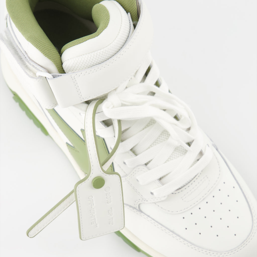 Sneakers Baskets Out Of Office montantes Off-White Verde Homme