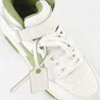 Sneakers Baskets Out Of Office montantes Off-White Verde Homme