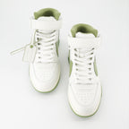 Sneakers Baskets Out Of Office montantes Off-White Verde Homme