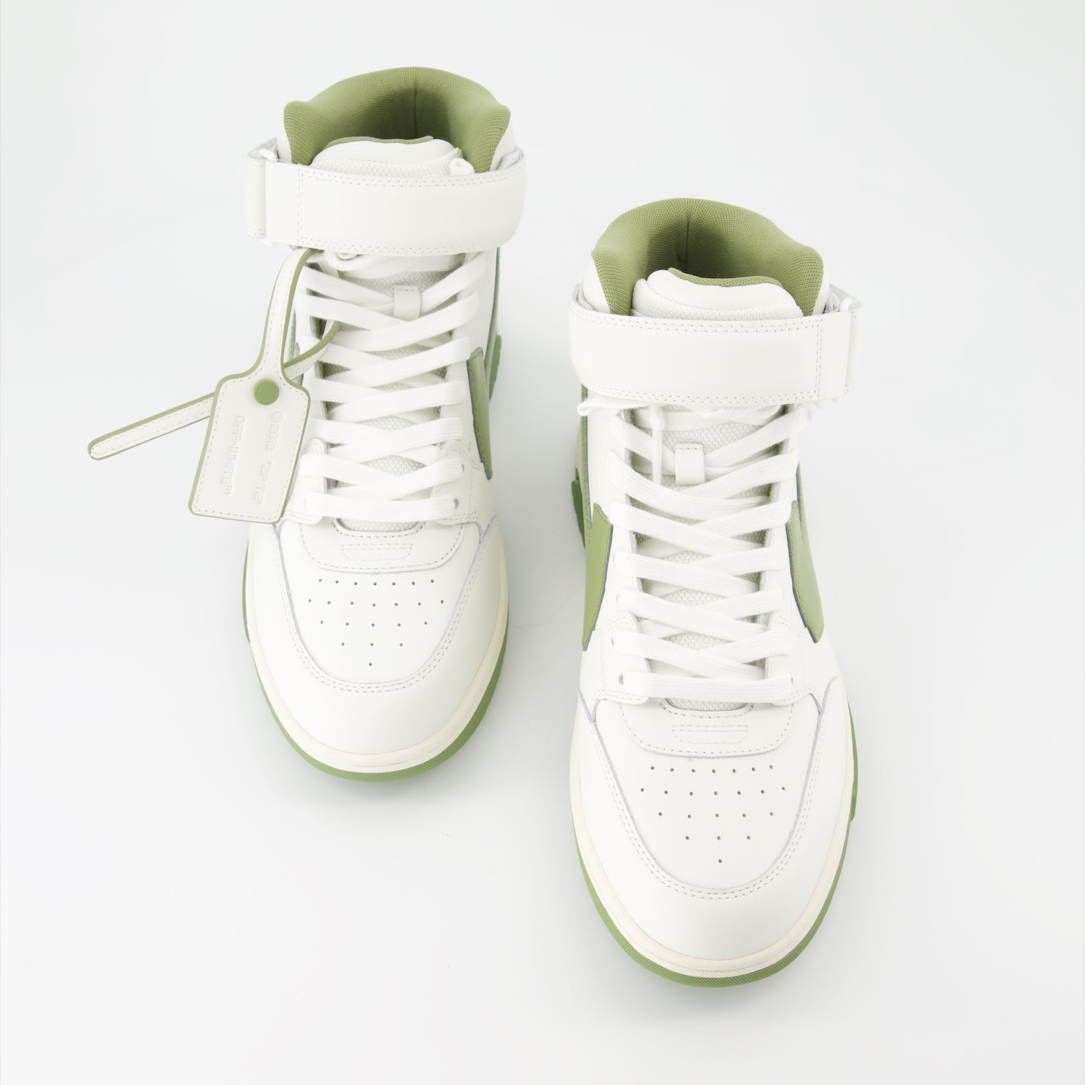 Sneakers Baskets Out Of Office montantes Off-White Verde Homme