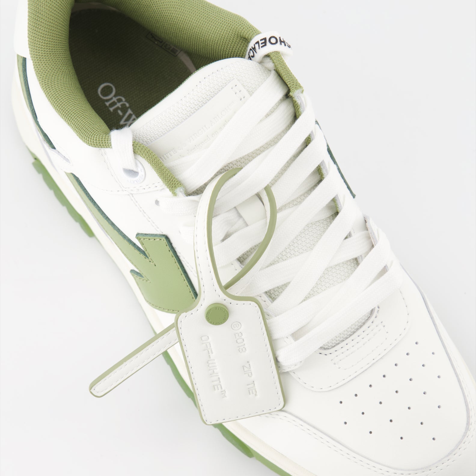 Sneakers Baskets Out Of Office Off-White Verde Homme