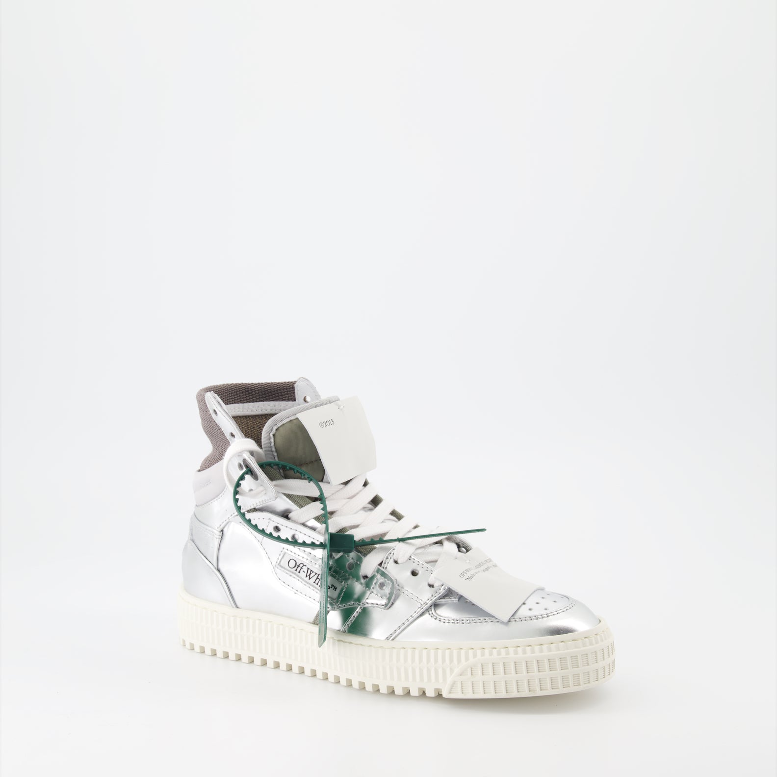 Sneaker Baskets 3.0 Off Court Off-White Plata Femme