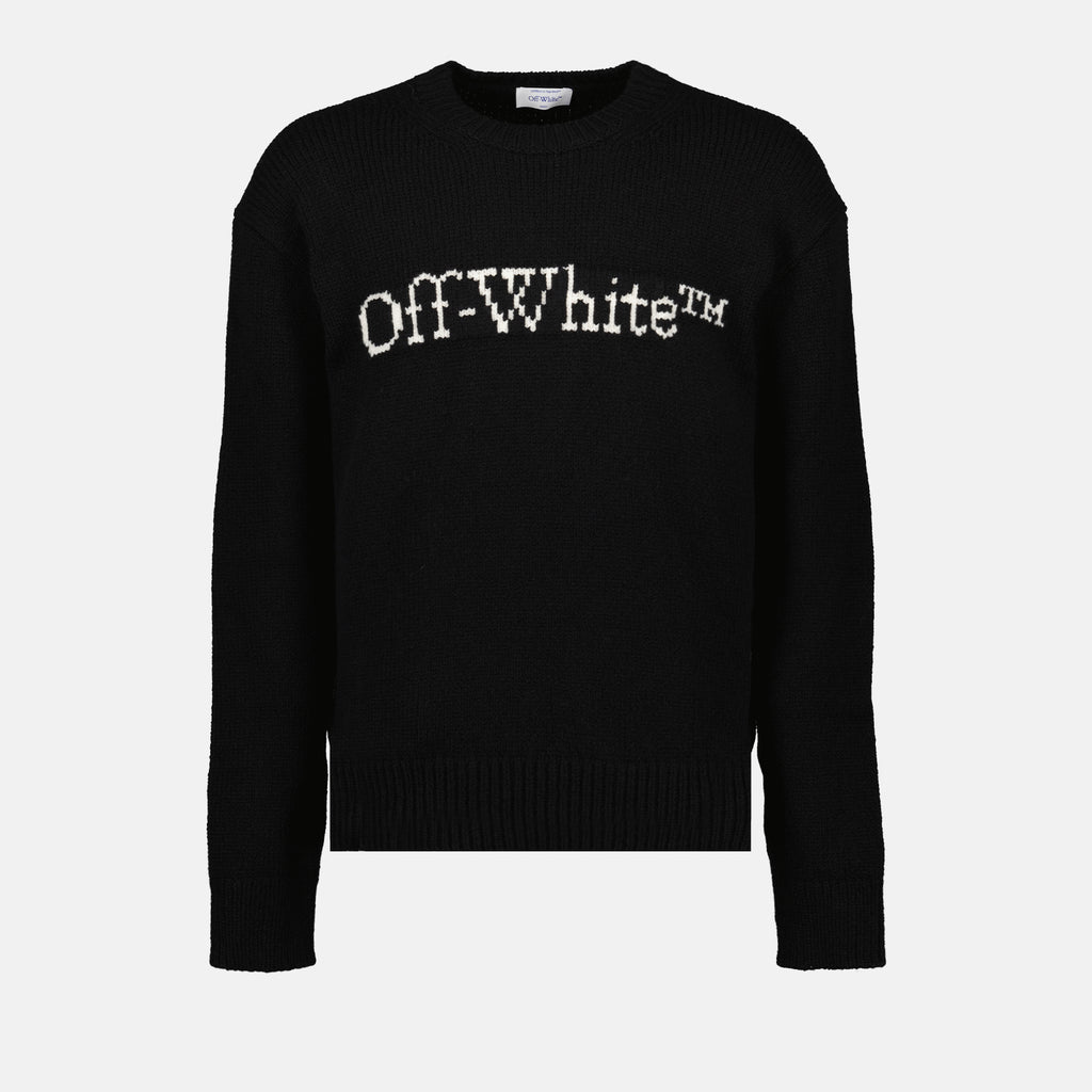 Knitwear Big Bookish Sweater Off-White Black Man