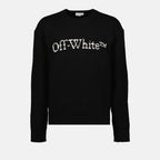 Knitwear Big Bookish Sweater Off-White Black Man