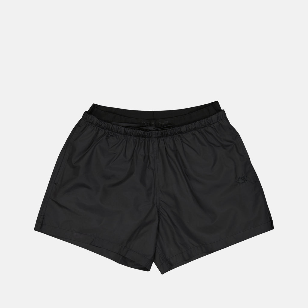 Beachwear OW swim shorts Off-White Black Man