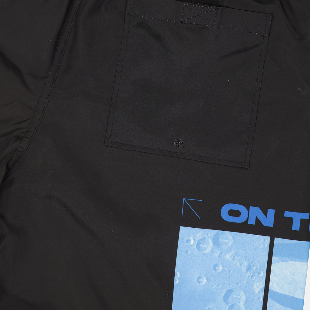 Moda praia Short de bain On the go Moon Off-White Preto Homme