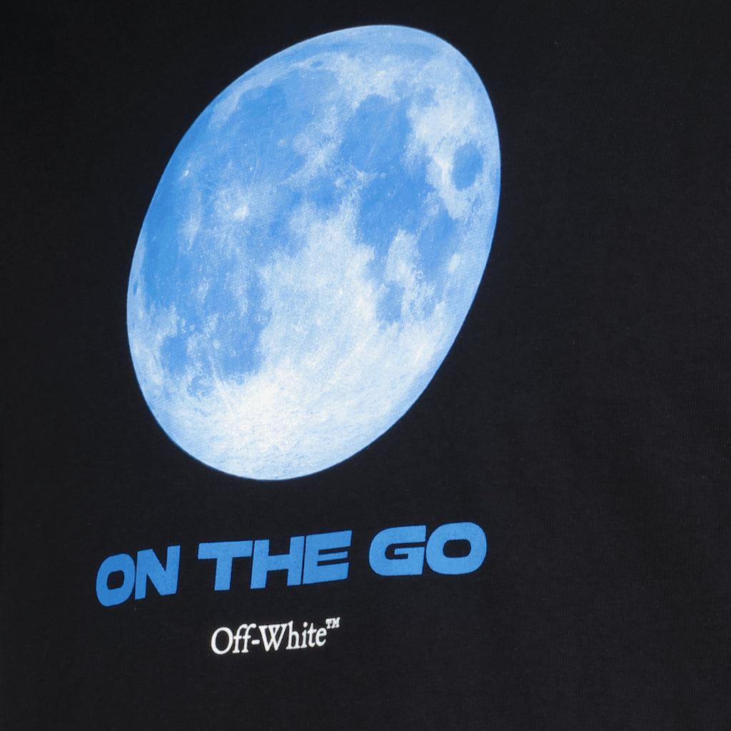T-shirts T-shirt On the go Moon Off-White Noir Homme