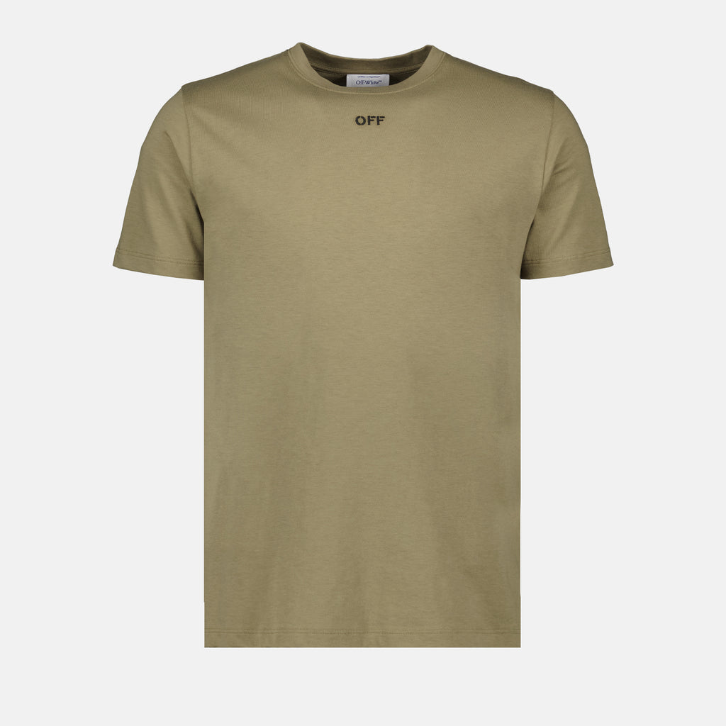 T-shirts Off Stitch T-shirt Off-White Beige Man