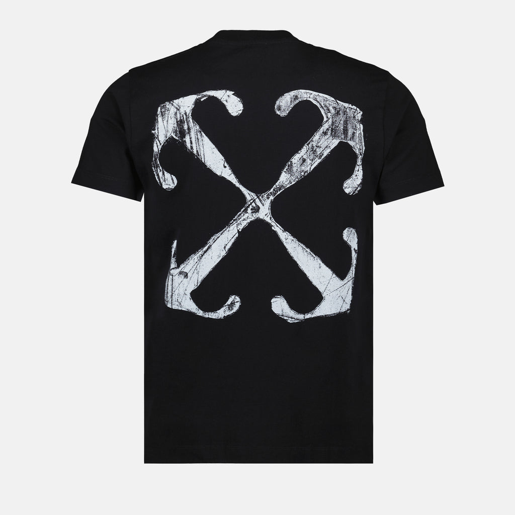 T-shirts T-shirt Scratch Arrow Off-White Noir Homme