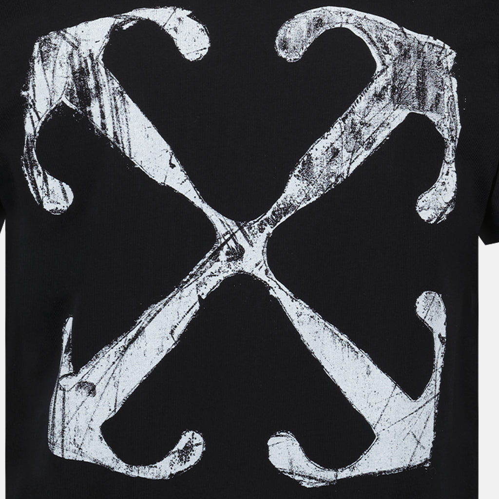 T-shirts T-shirt Scratch Arrow Off-White Noir Homme