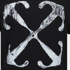 T-shirts T-shirt Scratch Arrow Off-White Noir Homme