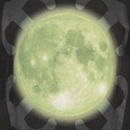 T-Shirts T-shirt Super Moon Off-White Schwarz Homme
