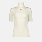 T-shirt Col roulé Off Stamp Off-White Bianco Femme