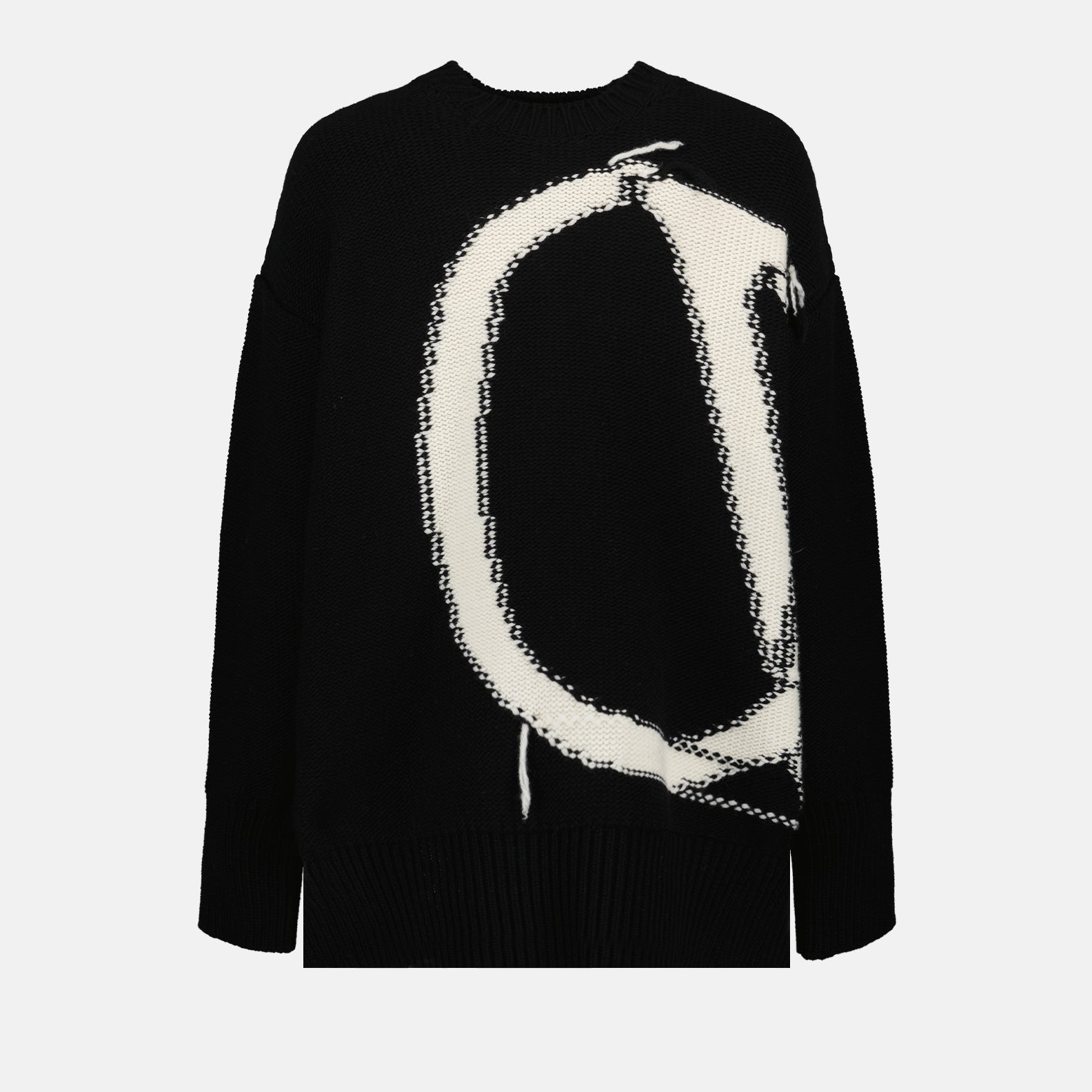 Maille Pull oversize OW Off-White Noir Femme