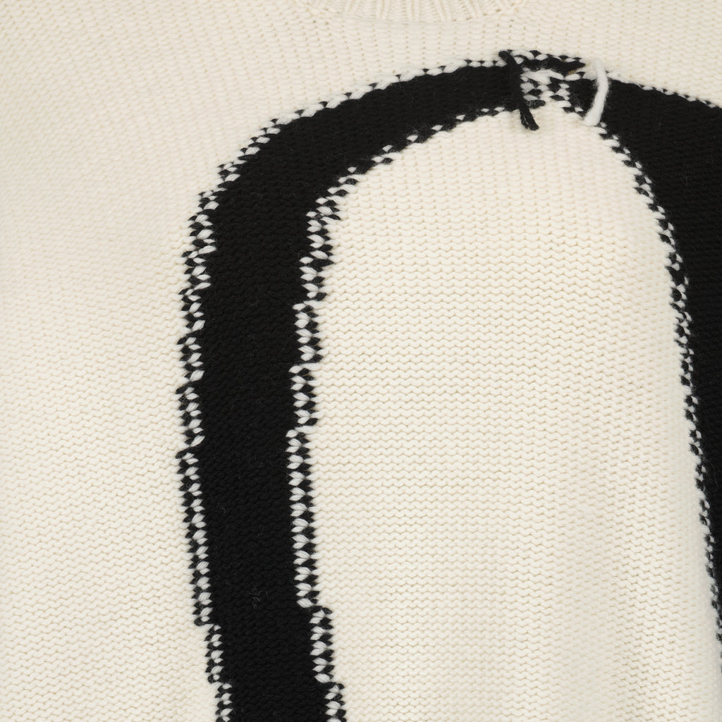 Maille Pull oversize OW Off-White Beige Femme