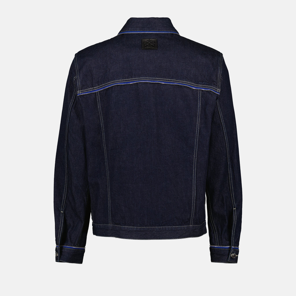 Vestes Veste en jean Off Off-White Bleu foncé Homme